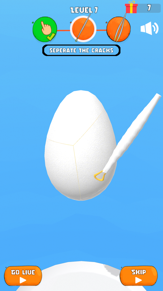 #3. Egg Peeling (iOS) 由: Synthify Inc