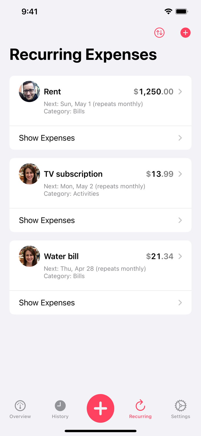 Our Expenses Household Budget