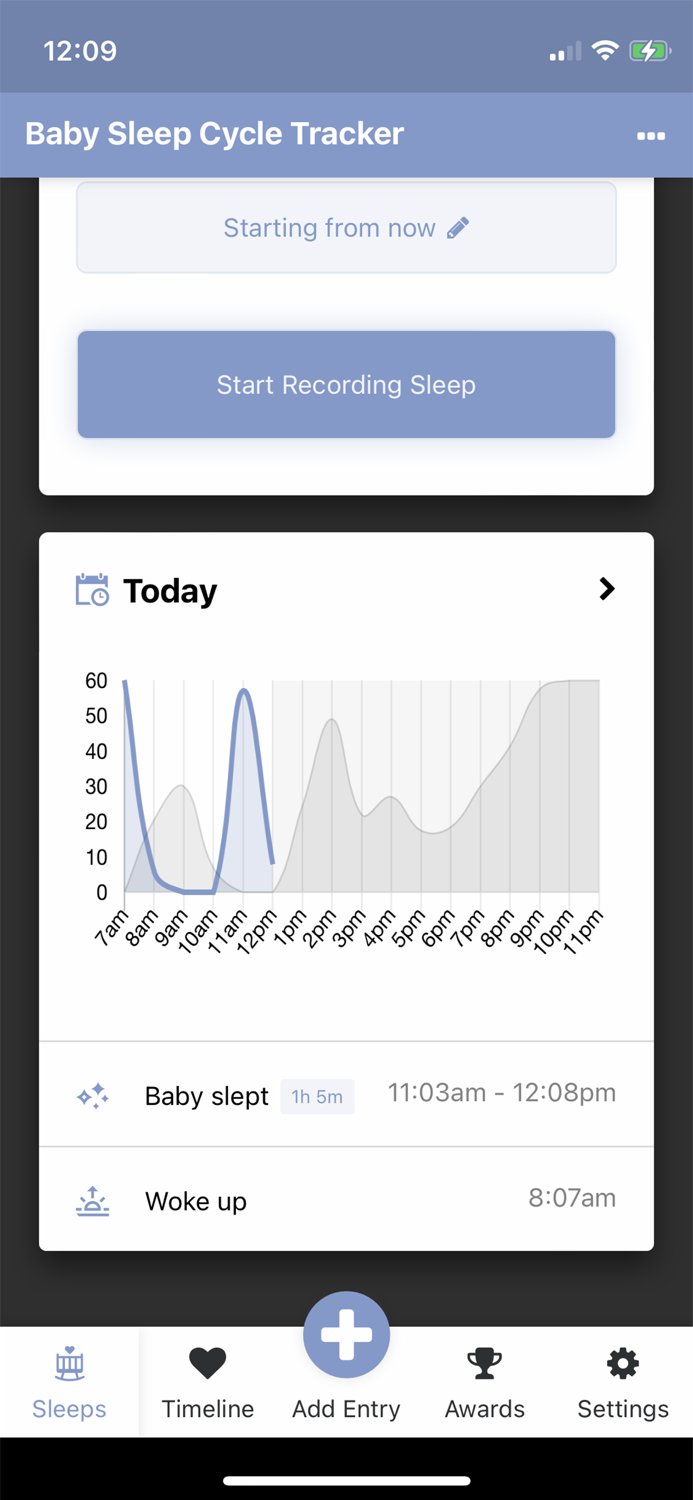 Baby Sleep Cycle Tracker