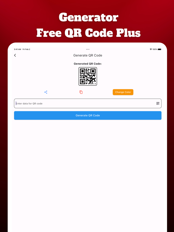 QR & Barcode Scanner Plus iPad screenshot