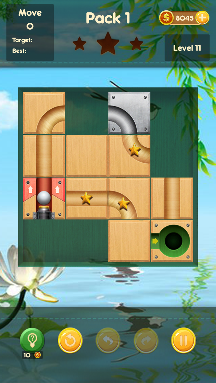 Slide the Ball Puzzle