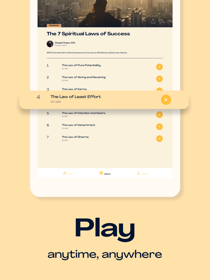 Chopra Meditation and Wellbeing