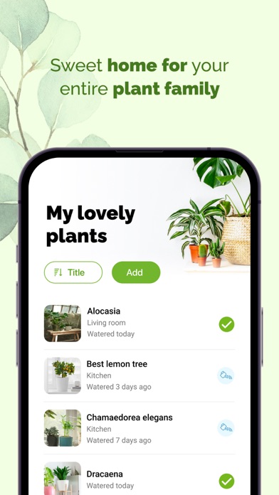 Lovely: app plant owners love Screenshot