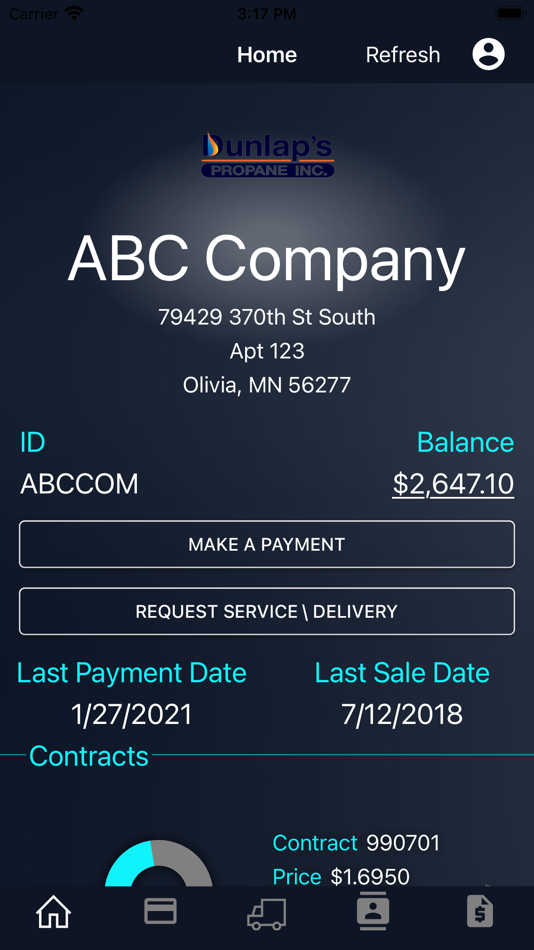 #3. Dunlaps Propane Inc (iOS) 由: Rural Computer Consultants, Inc.