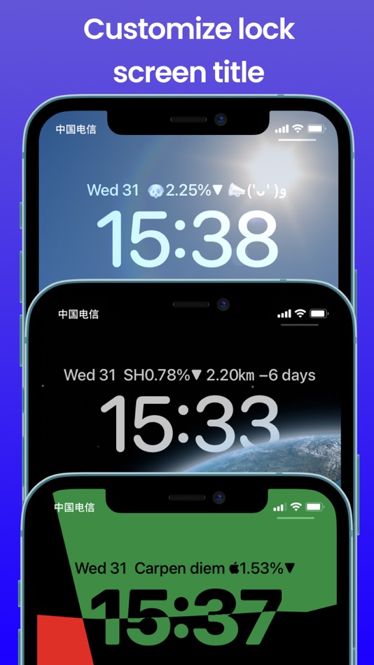 #1. LockScreen Headline (iOS) By: 奕琦 冯