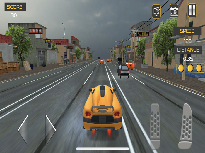 Push Pedal and drive To Racing