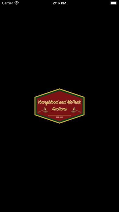 Youngblood and McPeak Auctions Screenshot