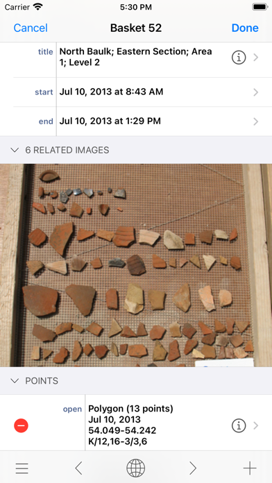 iDig - Recording Archaeology Screenshot