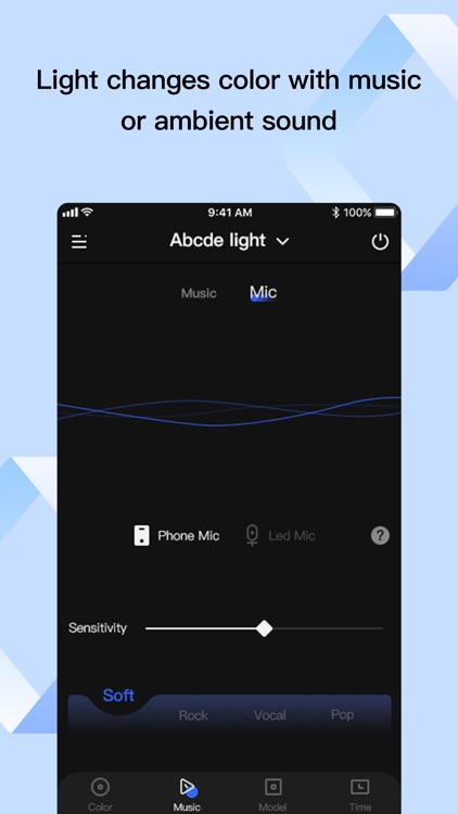 Miume led sales lights app