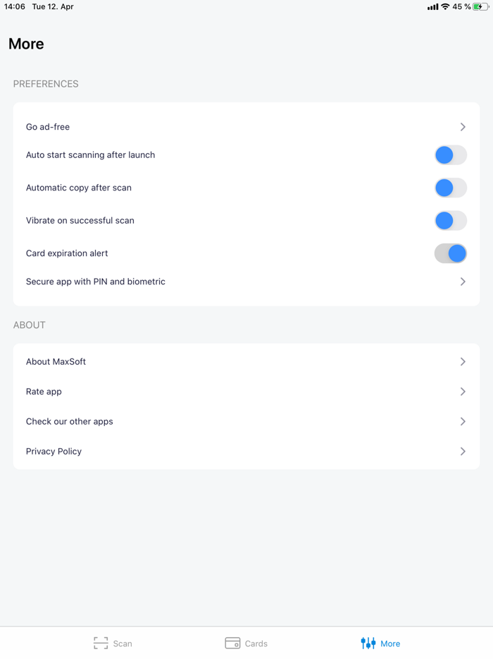 Credit Card Reader and Wallet