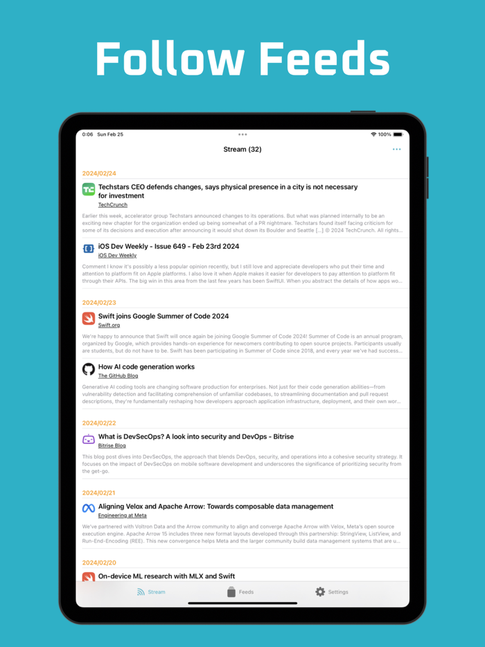 Riverside - RSS Reader
