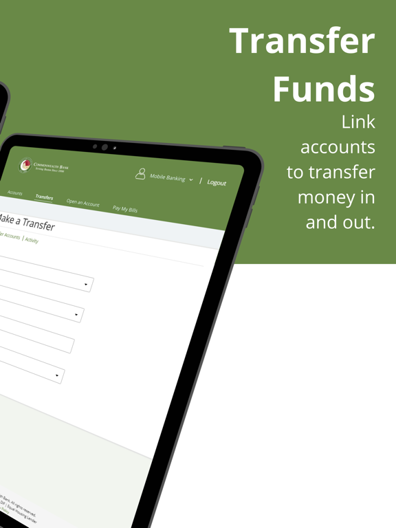 Commonwealth Bank Mobile iPad screenshot 5 - Finance app