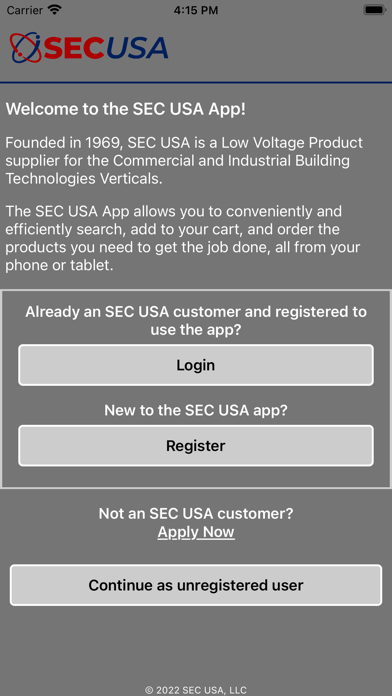 SEC USA Screenshot