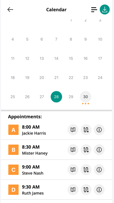 Claims Scheduler Screenshot