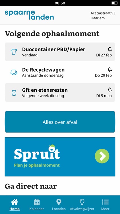 Afvalwijzer Spaarnelanden