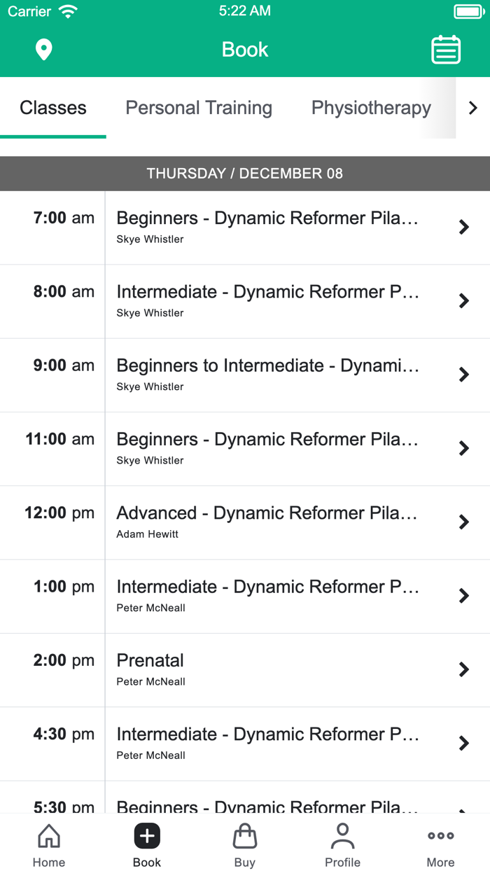 Ten Health and Fitness