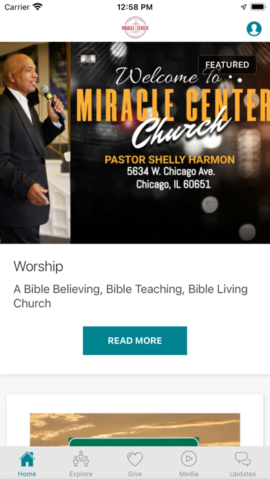 Miracle Center Church Chicago Screenshot