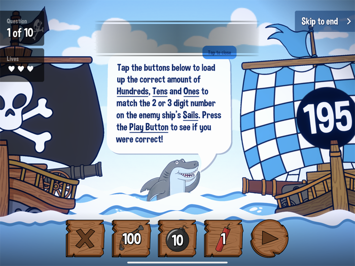 Pirate Plunder Place Value