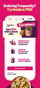 foodora Norway: Food delivery screenshot #4 for iPhone