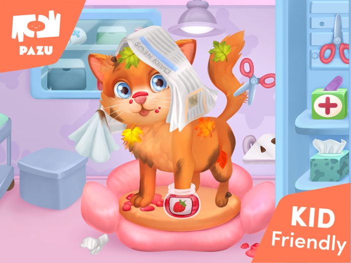 Cat games Pet Care and Dress up