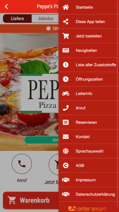 Peppe's Pizza Express Screenshot