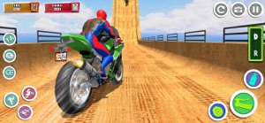 Superhero Bike Stunt Master 3D screenshot #1 for iPhone