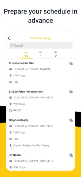 Game screenshot WAF Events apk