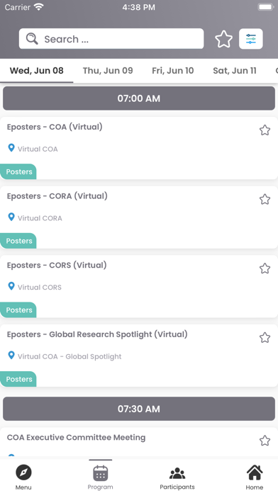 COA 2022 Annual Meeting Screenshot