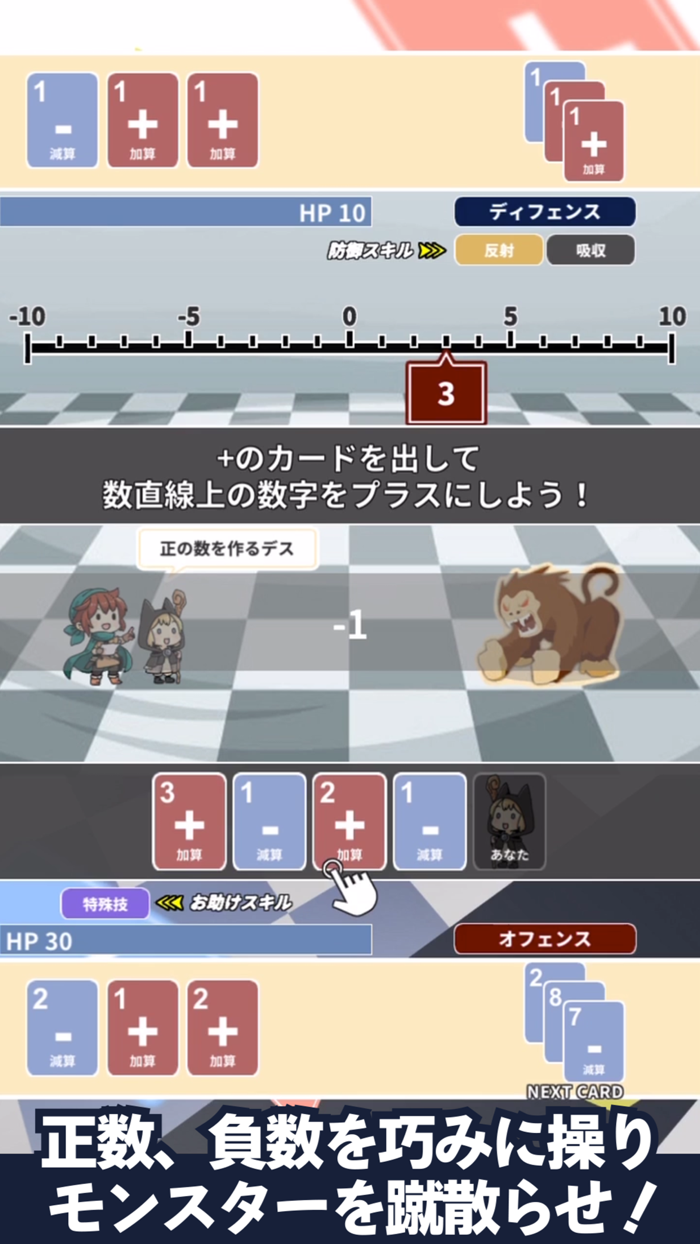 Brain trainingthe number line