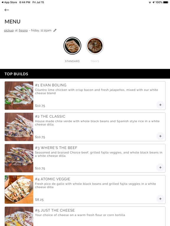 App screenshot