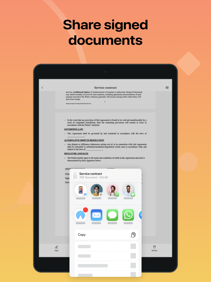 Sign Doc™ e-Signature app
