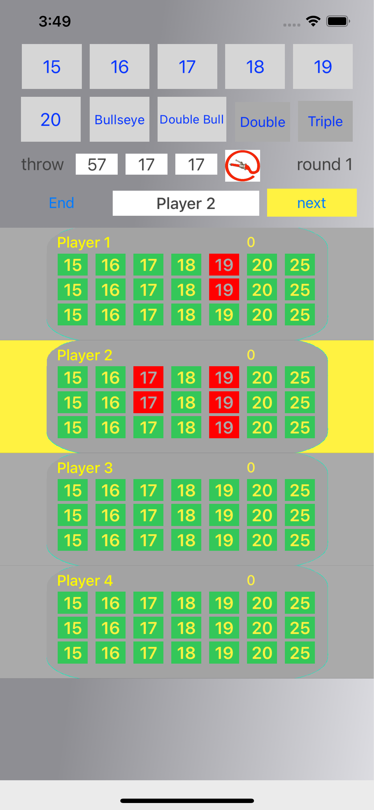 Dart-counter