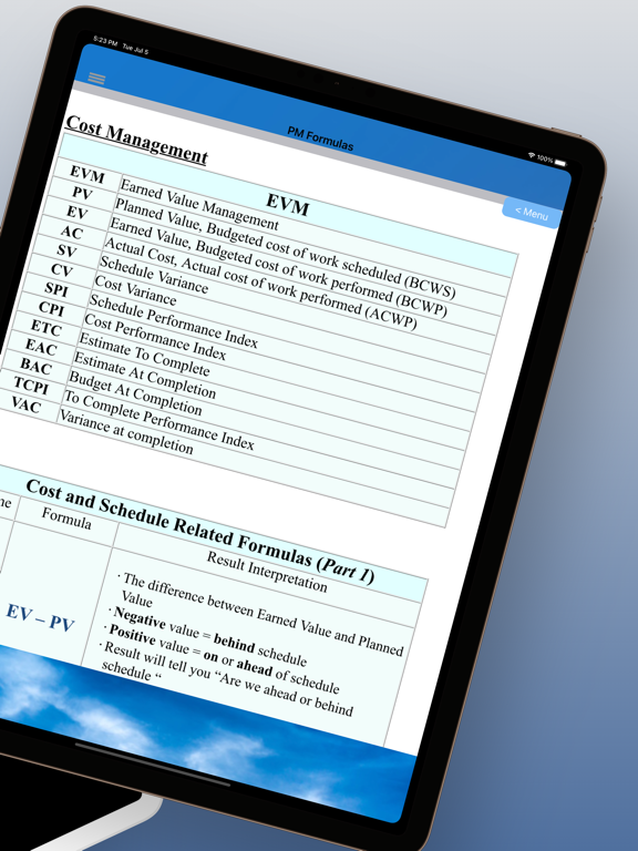 Screenshot #5 pour PMP cheat notes