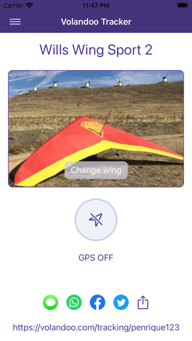 Volandoo Tracker Screenshot