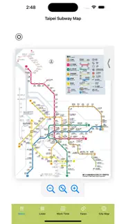 taipei subway map iphone screenshot 2