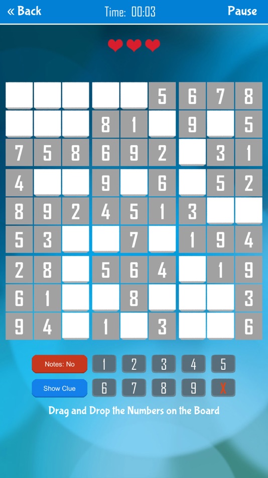 #3. Drag and Drop Sudoku (iOS) 由: Edise Soluciones SL