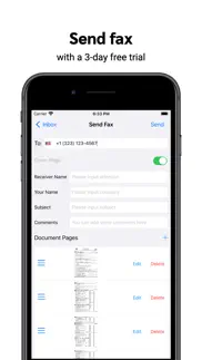 fax from iphone send - receive iphone screenshot 1