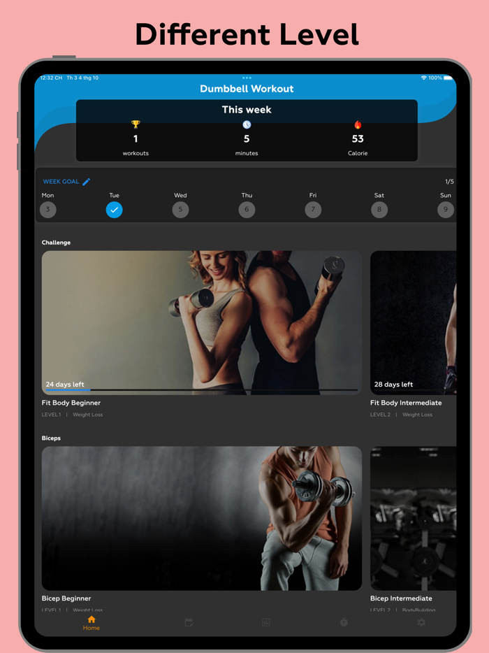 Dumbbell Workout - Gym Workout