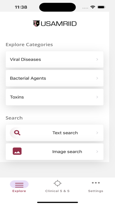 USAMRIID's Biodefense Tool Screenshot