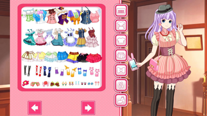 Anime dress up avatar game Screenshot