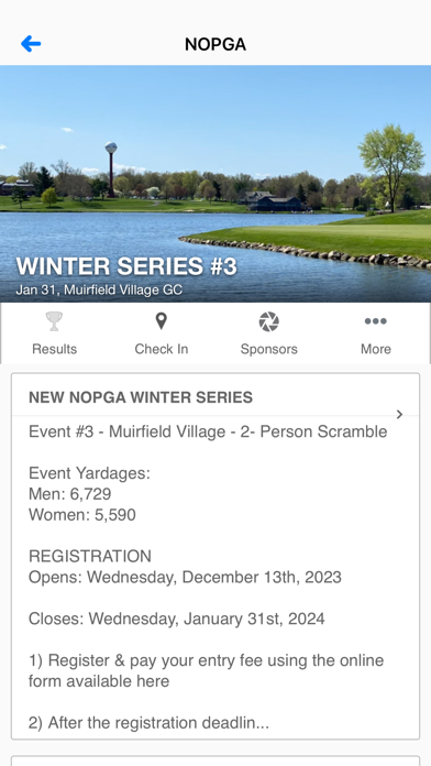 Northern Ohio PGA Screenshot