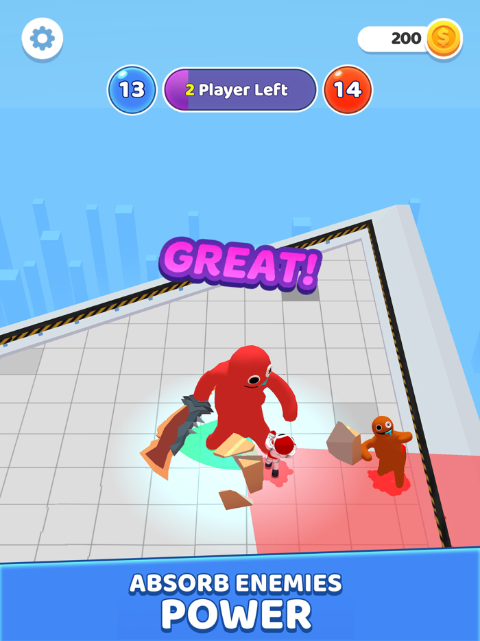 Smashers io Blue Monster