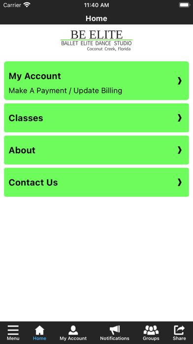 Ballet Elite Dance Studio Screenshot