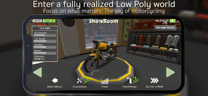 Cafe Racer Moto riding