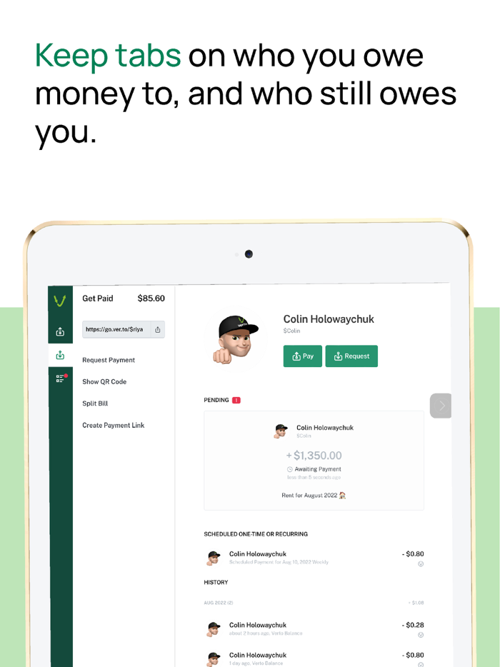 Verto - Pay and Get Paid
