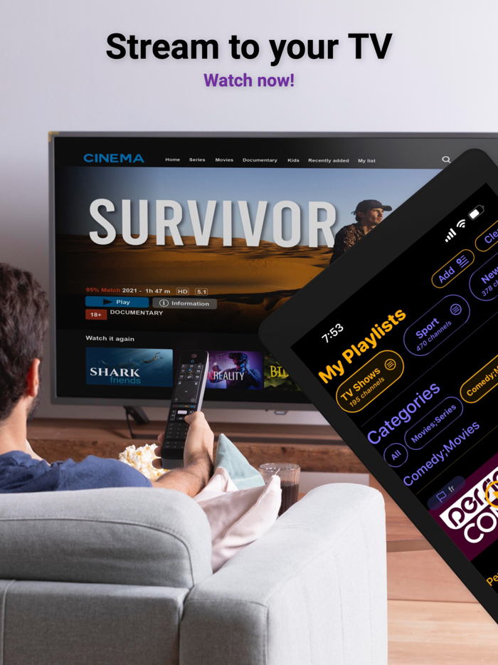 Watch Live TV - IPTV Player