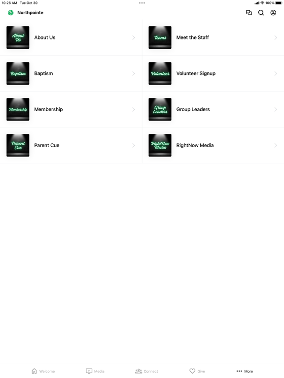 Northpointe Church iPad screenshot 4 - Education app