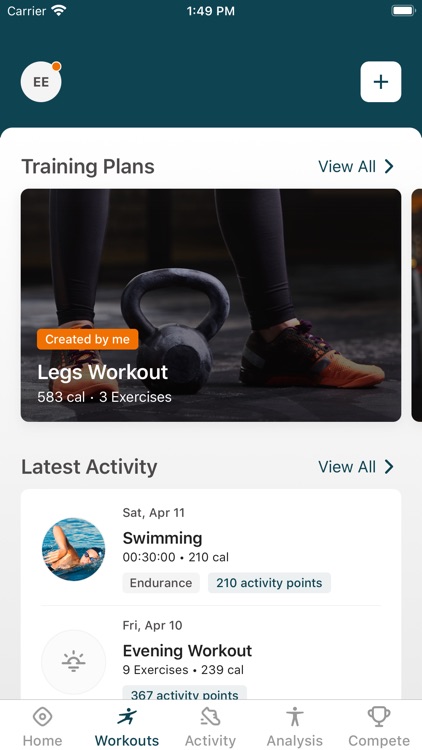 AV Fitness App