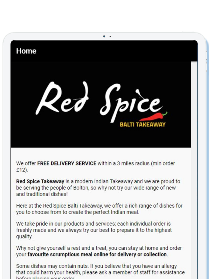 Red Spice Balti Takeaway