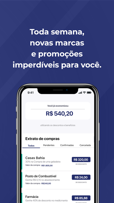 Exclusive Gold MAIS Benefícios Screenshot